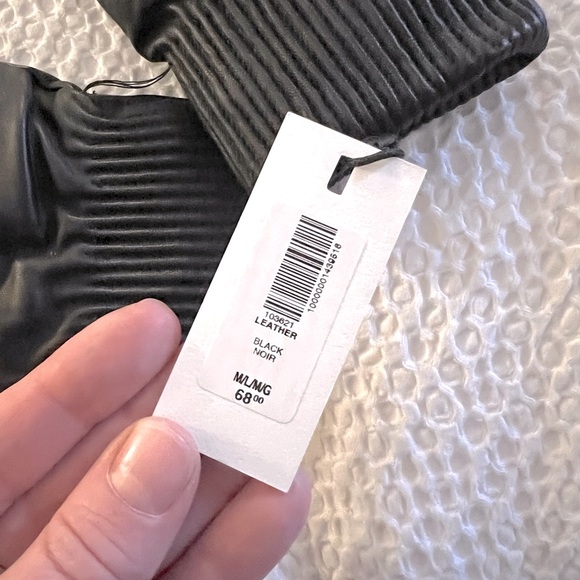 Babaton leather gloves - Picture 4 of 4